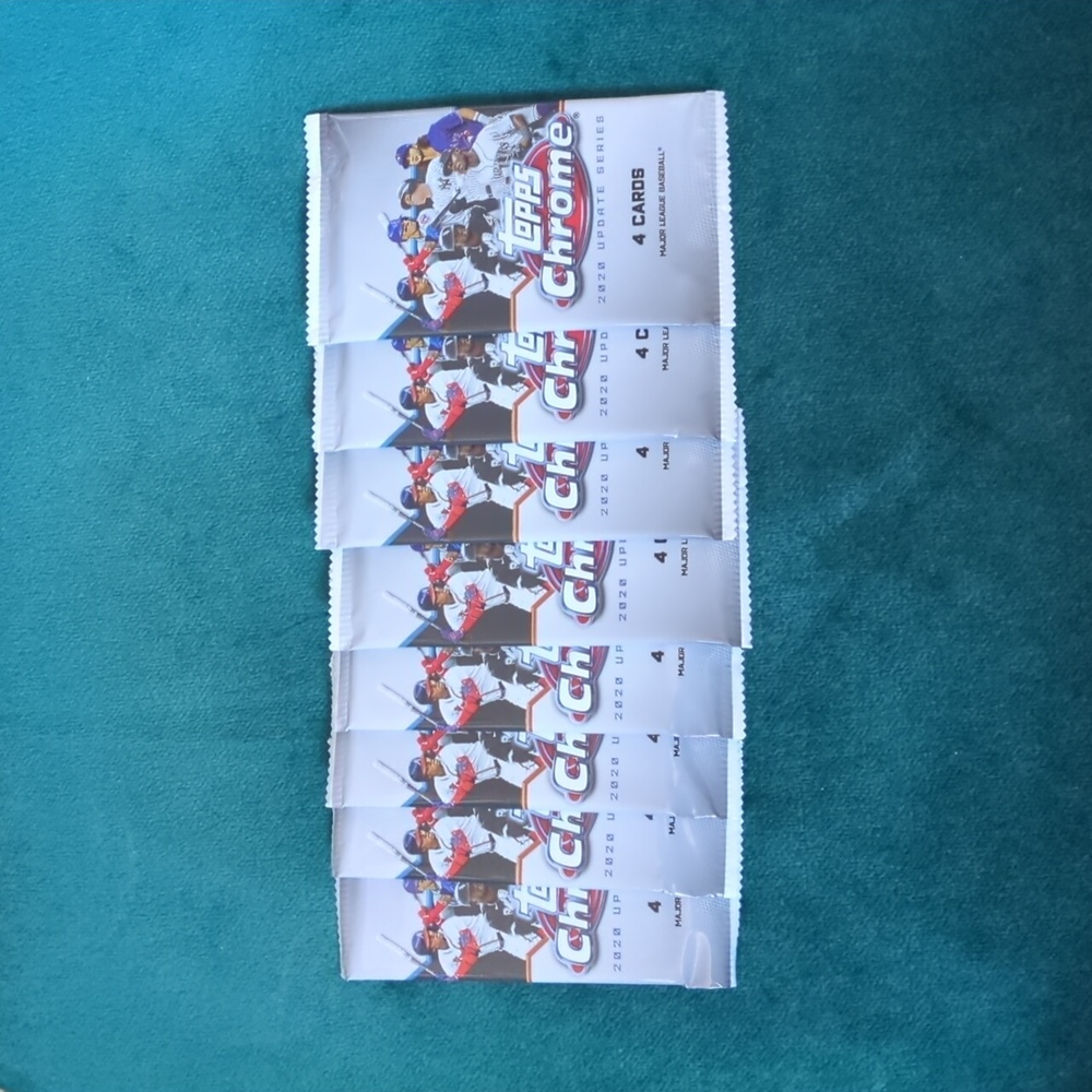 Topps Chrome 4 Card SEALED Packs Lot (8 packs)